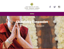 Tablet Screenshot of friendsofdalailama.org